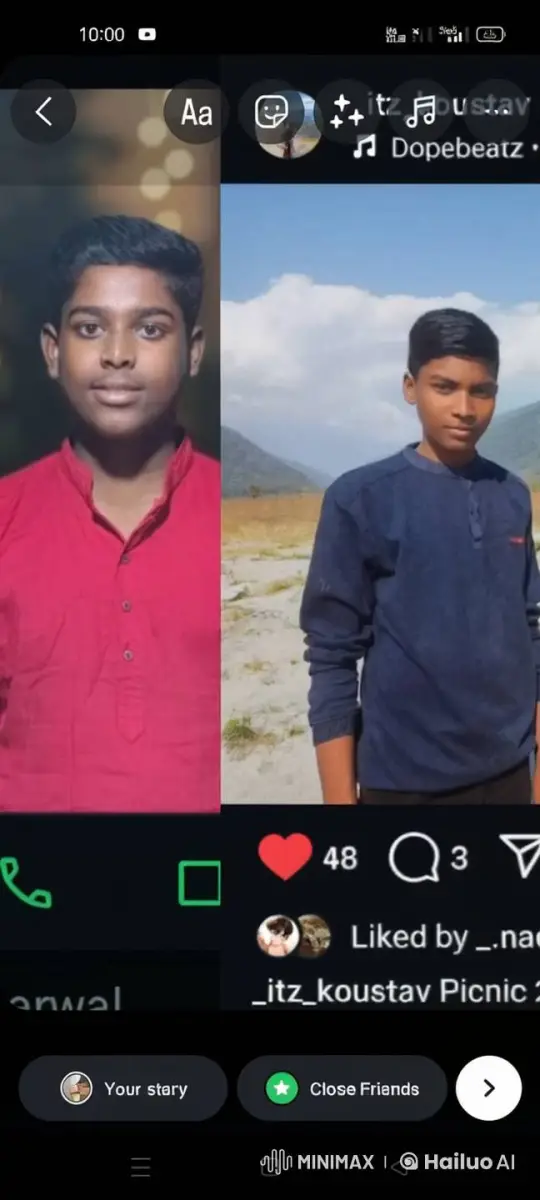 Two Souls Converging in a Gentle Embrace – AI Generated Video | Hailuo AI