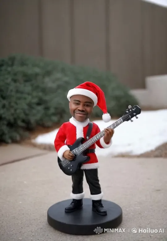 Santa Grooves in Festive Winter Setting – AI Generated Video | Hailuo AI