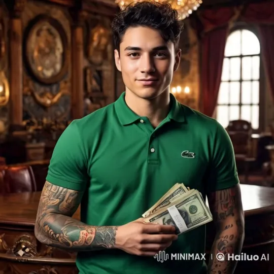 Young Man with Fiery Eyes in Luxurious Room – AI Generated Video | Hailuo AI