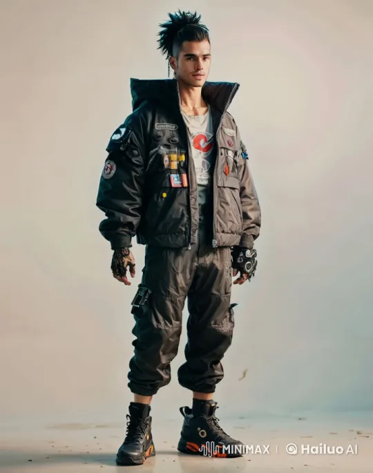 Young Hip Hop Dancer Showcases Talent in Futuristic Style – AI Generated Video | Hailuo AI