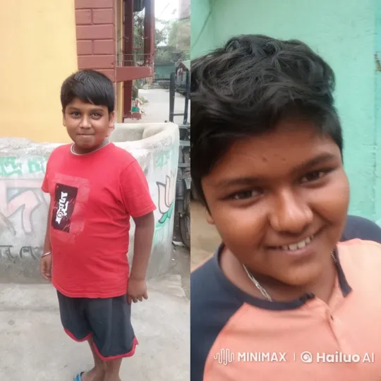 Boys Share Subtle, Affectionate Moment in Graffiti Setting – AI Generated Video | Hailuo AI
