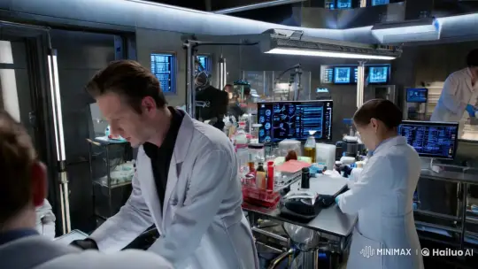 Futuristic Lab: Scientists & DNA-Editing Device – AI Generated Video | Hailuo AI