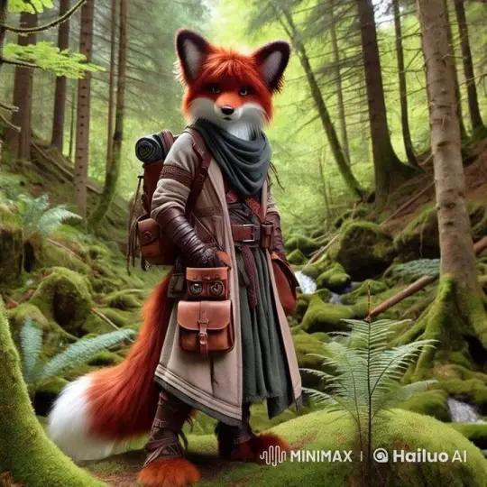 Adventurous Fox in Serene Forest Setting – AI Generated Video | Hailuo AI