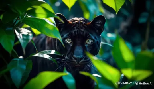 Panther in the Wild: Stalking Grace and Power – AI Generated Video | Hailuo AI