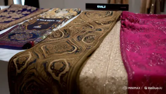 Luxurious Shawls and Scarves Showcase in High-End Boutique – AI Generated Video | Hailuo AI