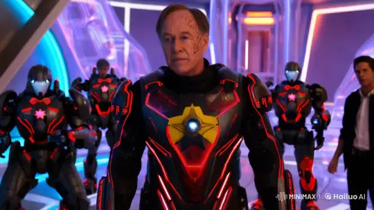 Magnus Leads Final Confrontation in Futuristic Facility – AI Generated Video | Hailuo AI