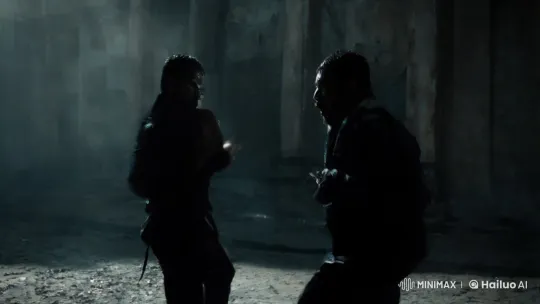 Gritty Urban Slow-Motion Fight Scene – AI Generated Video | Hailuo AI