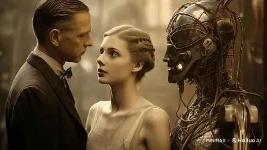 Young Woman Declares Intention to Marry Robot – AI Generated Video | Hailuo AI