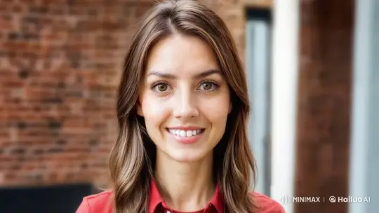 Woman Extends Hand as Camera Zooms Out – AI Generated Video | Hailuo AI