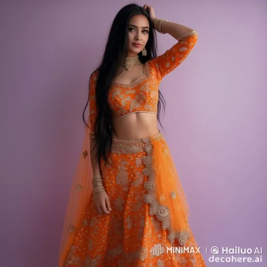 Young Woman Showcases Grace in Live2D Animated Traditional Attire – AI Generated Video | Hailuo AI