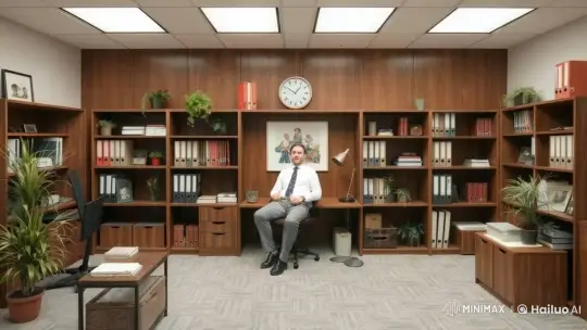 Unexpected Clowns Bring Joy to Office – AI Generated Video | Hailuo AI
