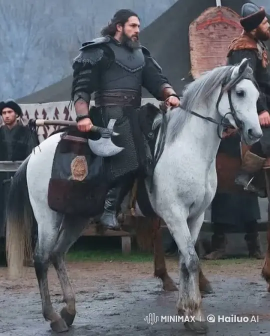 Medieval Knight on Horseback Jumping Over Barrier – AI Generated Video | Hailuo AI