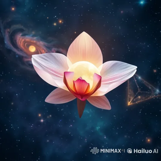 Enchanting Flower Dances in Cosmic Bloom – AI Generated Video | Hailuo AI