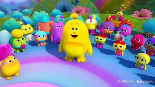Yellow Character Introduction in Vibrant 3D Animation – AI Generated Video | Hailuo AI