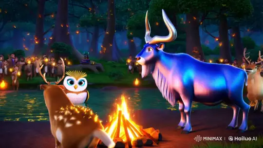 Enchanted Forest Festival: Unity and Victory Celebrated – AI Generated Video | Hailuo AI