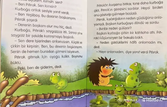 Hedgehog and Frog Converse by the Stream – AI Generated Video | Hailuo AI
