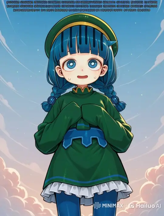 Charming Animated Girl Reads Book in Serene Setting – AI Generated Video | Hailuo AI