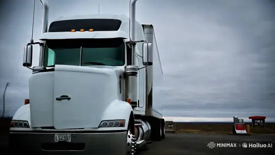Santa Emerges at Remote Fuel Station in Cinematic Scene – AI Generated Video | Hailuo AI