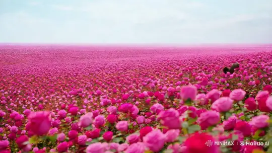 Enchanted Field: Cat's Ethereal Leap into the Void – AI Generated Video | Hailuo AI