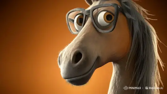 Animated Horse Reading Story in Live2D with Gentle Warmth – AI Generated Video | Hailuo AI