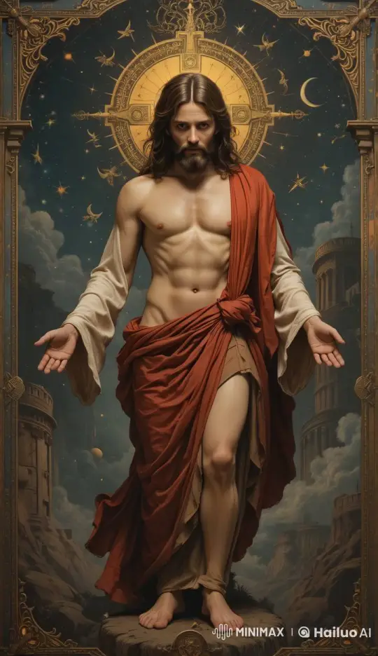 Mystical Celestial Journey of Graceful Jesus – AI Generated Video | Hailuo AI