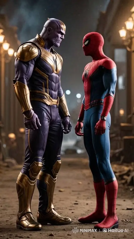 Thanos Breakdances, Surprising Spider-Man – AI Generated Video | Hailuo AI