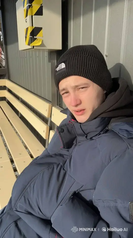 Man Strips to Showcase Muscles Against Cold Daylight Setting – AI Generated Video | Hailuo AI