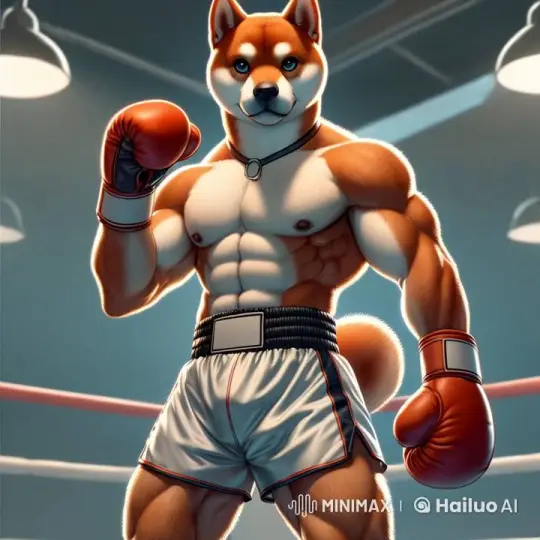 Anthropomorphic Dog in Boxing Stance Anticipates Match – AI Generated Video | Hailuo AI