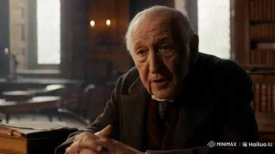 Elderly Man Reflects in Intimate, Moody Setting – AI Generated Video | Hailuo AI