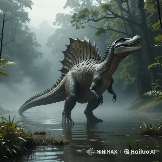Dinosaur Hunt in Dense Jungle: Live2D Animation – AI Generated Video | Hailuo AI
