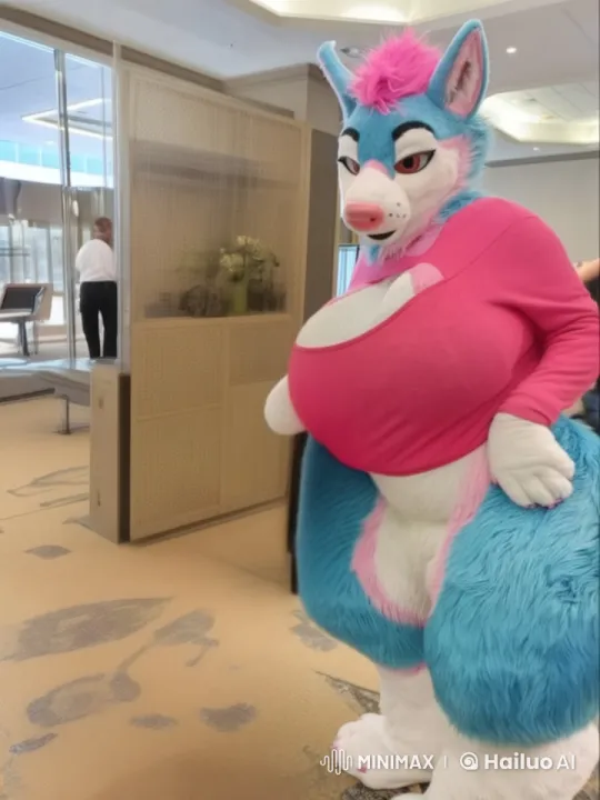Anthropomorphic Character's Chest Gradually Inflates – AI Generated Video | Hailuo AI