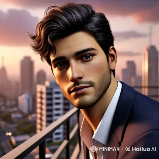 Cityscape Dusk: Alex's Determined Walk in Live2D – AI Generated Video | Hailuo AI