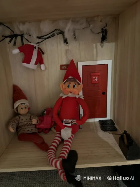 Two Elves Enter Santa's Secret Room – AI Generated Video | Hailuo AI