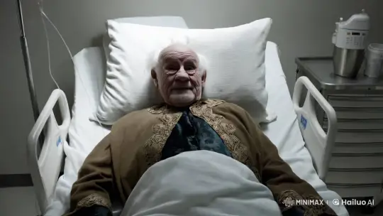 Elderly Man Transforms into Young Woman in Hospital Scene – AI Generated Video | Hailuo AI