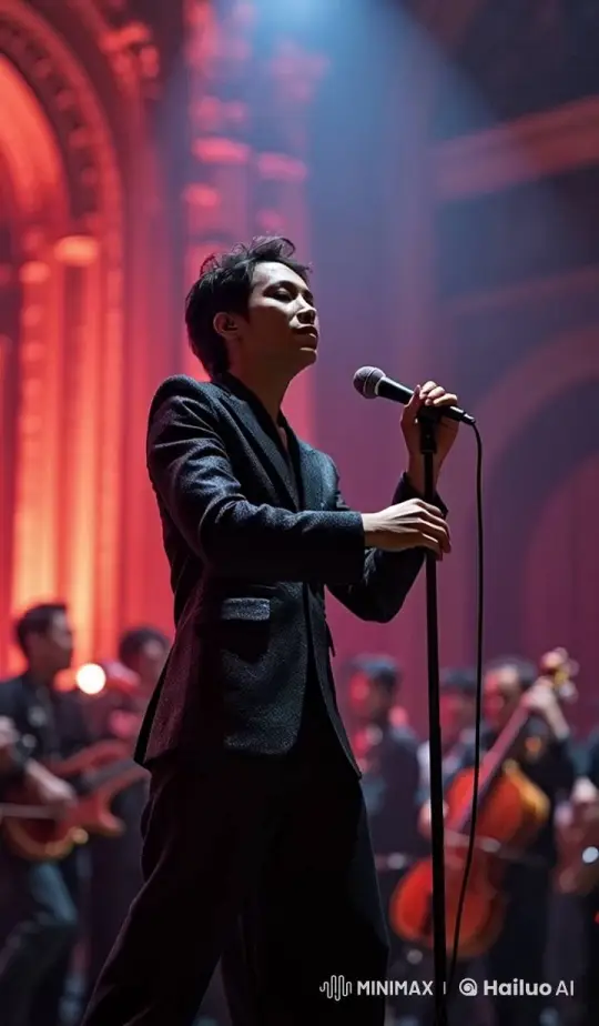 Young Vocalist Captivates Audience with Powerful Performance – AI Generated Video | Hailuo AI