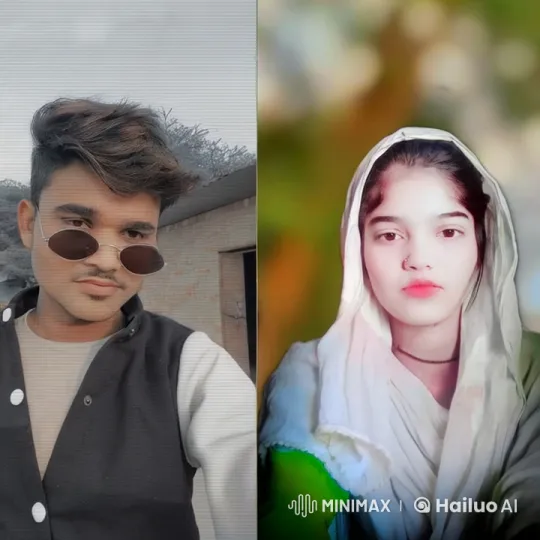 Two Individuals Share a Tender Moment in a Split-Screen Video – AI Generated Video | Hailuo AI