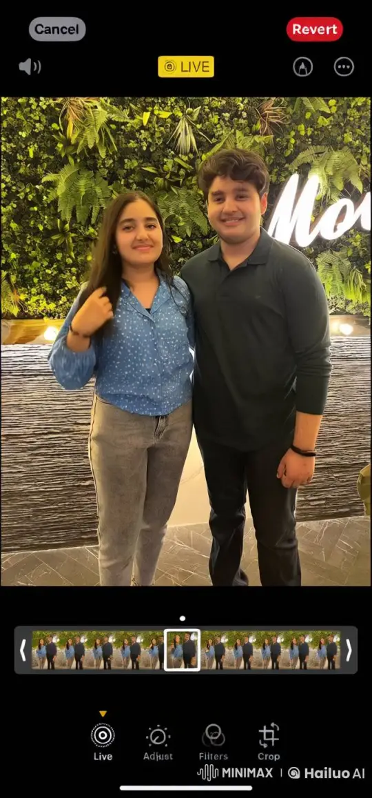 Couple Shares Tender Moment in Lush Green Setting – AI Generated Video | Hailuo AI