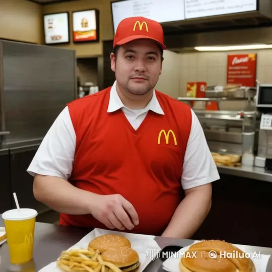 McDonald's Worker DJ Set Live2D Animation – AI Generated Video | Hailuo AI