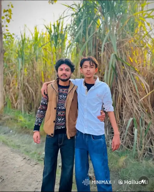 Affectionate Moment in a Sugarcane Field – AI Generated Video | Hailuo AI