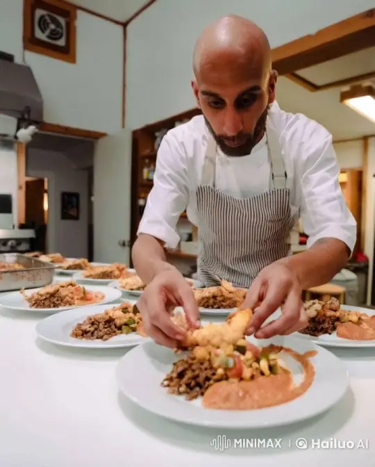 Chef Flies Through Roof Like Superman After Plating Dish – AI Generated Video | Hailuo AI