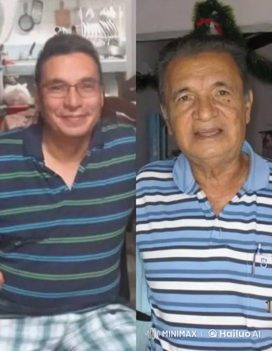 Two Men Embrace in a Split-Screen Merge – AI Generated Video | Hailuo AI