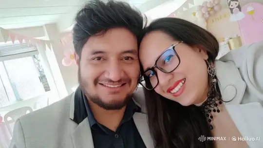 Young Couple Celebrates with a Tender Selfie Kiss – AI Generated Video | Hailuo AI