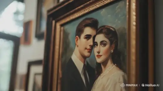 Live2D Animated Couple Shares Tender Romantic Moment – AI Generated Video | Hailuo AI