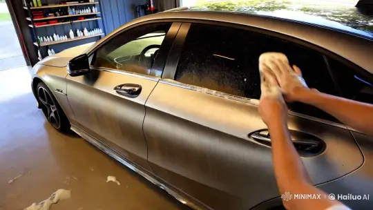 Professional Detailing Revives a Grime-Covered Mercedes – AI Generated Video | Hailuo AI