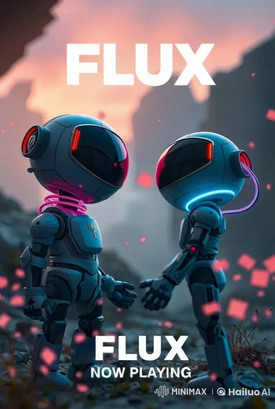 Futuristic Robots Meet on Rocky Terrain at Sunset – AI Generated Video | Hailuo AI
