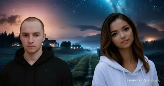 Couple Embraces Under Fireworks in Live2D Animation – AI Generated Video | Hailuo AI
