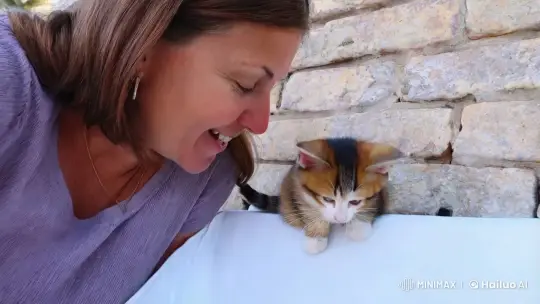 Maria Alice: Passionate Life Enthusiast and Kitten Lover in Almenara – AI Generated Video | Hailuo AI