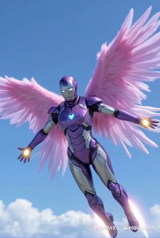 Angel-like Figure with Wings Glides in Serene Sky – AI Generated Video | Hailuo AI