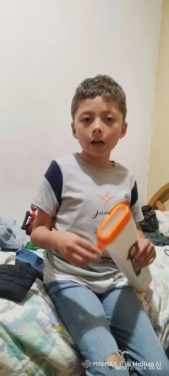 Child on Bed Picking Nose, Shouting – AI Generated Video | Hailuo AI