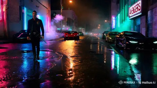 Avengers Movie Trailer: Street King's Majestic Entrance – AI Generated Video | Hailuo AI